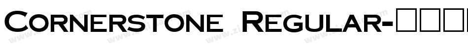 Cornerstone Regular字体转换